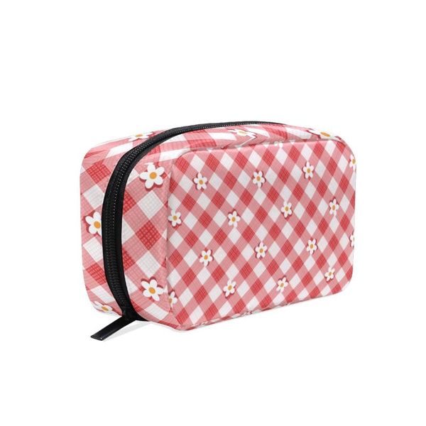 cosmetic bags & cases fengju makeup bag portable toiletries fashionable square storage for girls lady woman red gingham fabric cloth
cosmetic bags & cases fengju makeup bag portable toiletries fashionable square storage for girls lady woman red gingham fabric cloth