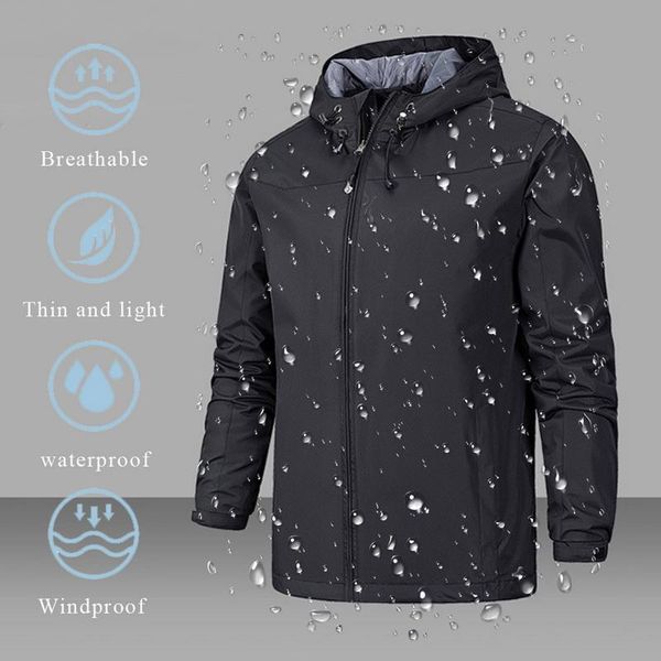 men's jackets waterproof coat windproof warm solid color lightweight hooded zipper fashion male coats outdoor sportswears men winter, Black;brown
men's jackets waterproof coat windproof warm solid color lightweight hooded zipper fashion male coats outdoor sportswears men winter, Black;brown