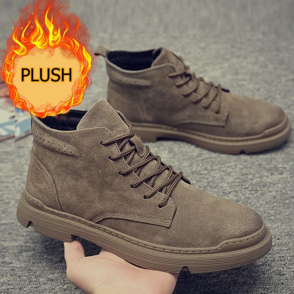 deserts boots men winter boots plush 2022 snow boots men ankle botas trend leather lace-up men warm outdoor, Black
deserts boots men winter boots plush 2022 snow boots men ankle botas trend leather lace-up men warm outdoor, Black