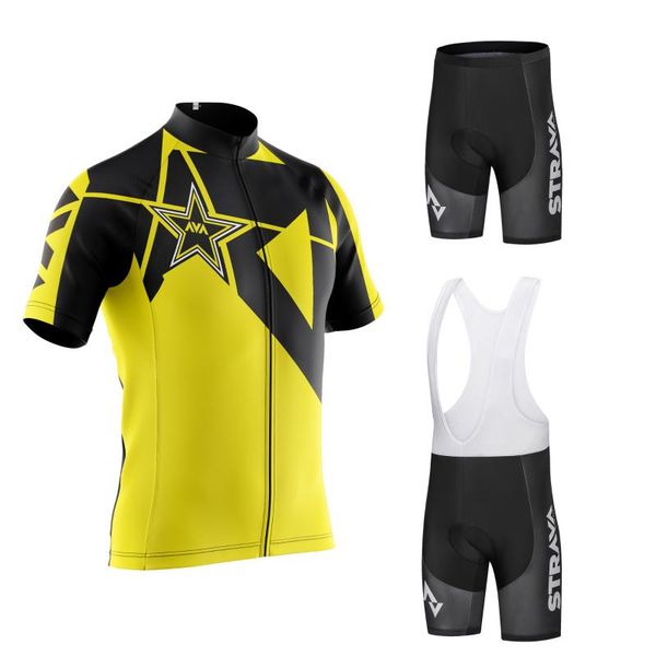 racing sets 2021 strava pro team cycling jersey men set bib shorts summer mountain bike bicycle suit uniform clothes, Black;blue
racing sets 2021 strava pro team cycling jersey men set bib shorts summer mountain bike bicycle suit uniform clothes, Black;blue