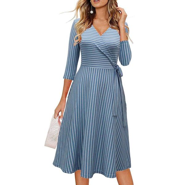 casual dresses women retro evening party dress lady spring autumn elegant ol streetwear 2021 fashion striped lace-up dress#f30, Black;gray
casual dresses women retro evening party dress lady spring autumn elegant ol streetwear 2021 fashion striped lace-up dress#f30, Black;gray