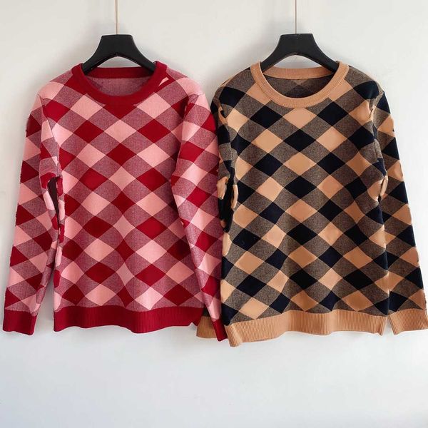 women fashion sweater plaid letter pattern knit pullover contrast color long sleeve women's casual, White;black
women fashion sweater plaid letter pattern knit pullover contrast color long sleeve women's casual, White;black