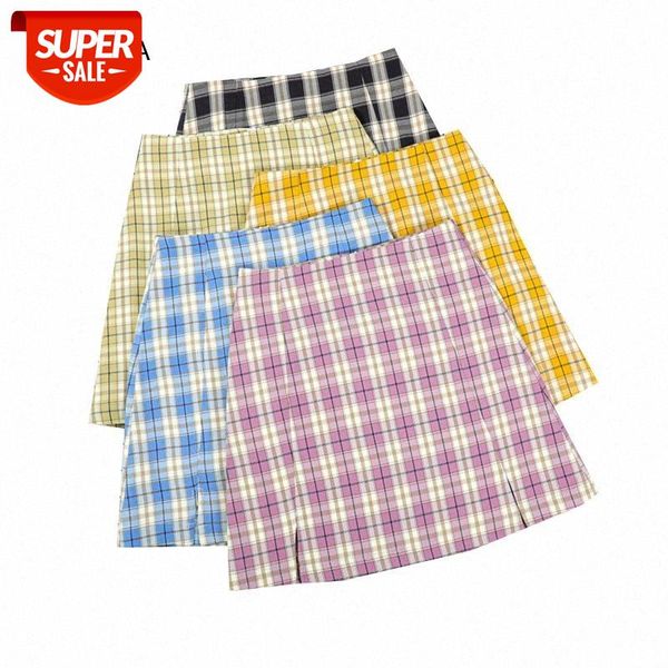 Women Split Plaid Mini Skirt Summer Fashion Ladies Bodycon Skirt High Waist A-line Female Short Skirts Vintage Chic Women Skirts #Ah94, Black
Women Split Plaid Mini Skirt Summer Fashion Ladies Bodycon Skirt High Waist A-line Female Short Skirts Vintage Chic Women Skirts #Ah94, Black