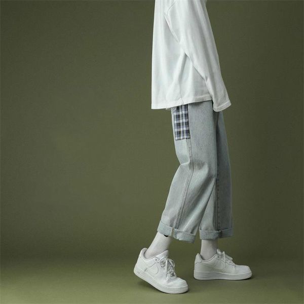 2021 new men's way chess impression nostalgic baggy homme pants straight cargo pocket biker leisure jeans denim m3ev, Blue
2021 new men's way chess impression nostalgic baggy homme pants straight cargo pocket biker leisure jeans denim m3ev, Blue