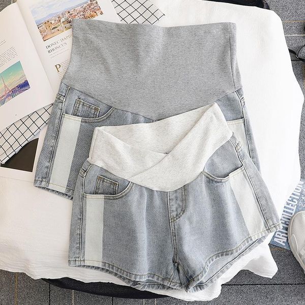maternity bottoms 18251# leisure pants summer low waist fashion shorts support abdomen elastic for pregnant women, White
maternity bottoms 18251# leisure pants summer low waist fashion shorts support abdomen elastic for pregnant women, White