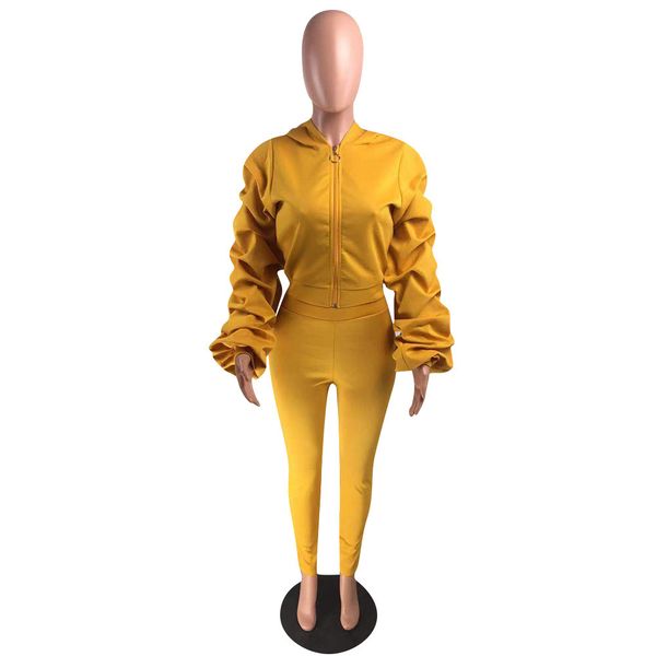 2021 new two piece set sweatsuit matching sets fall clothes outfits for women lantern sleeve zipper hoodie+full pant sweat suits 7s2d, Black;white
2021 new two piece set sweatsuit matching sets fall clothes outfits for women lantern sleeve zipper hoodie+full pant sweat suits 7s2d, Black;white