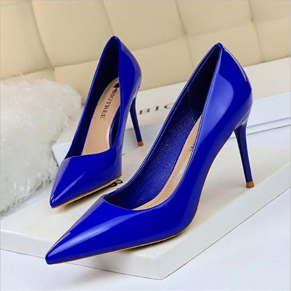 dress shoes bigtree women pumps patent leather high heels wedding stiletto ladies plus size 43, Black
dress shoes bigtree women pumps patent leather high heels wedding stiletto ladies plus size 43, Black