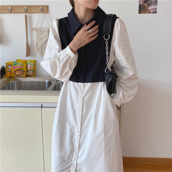 new 2021 fashion color-hit lapel chic vintage high waist women korean casual loose office lady all match long es idh2, Black;gray
new 2021 fashion color-hit lapel chic vintage high waist women korean casual loose office lady all match long es idh2, Black;gray