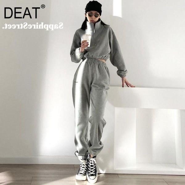 women's two piece pants deat 2021 autumn winter fashion turtleneck long sleeve solid color sweatershirts loose two-piece suit women sg9, White
women's two piece pants deat 2021 autumn winter fashion turtleneck long sleeve solid color sweatershirts loose two-piece suit women sg9, White