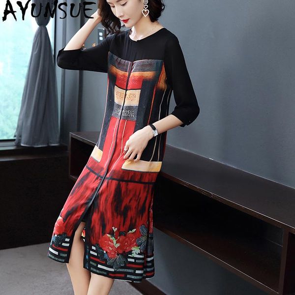 ayunsue summer dress female silk casual floral plus size dresses for women 4xl 5xl midi beach elegant vestidos 2021 kj1853, White;black
ayunsue summer dress female silk casual floral plus size dresses for women 4xl 5xl midi beach elegant vestidos 2021 kj1853, White;black