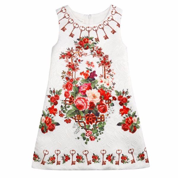 girl's dresses girls dress toddler clothing 2021 brand princess clothes floral key pattern kids for children, Red;yellow
girl's dresses girls dress toddler clothing 2021 brand princess clothes floral key pattern kids for children, Red;yellow