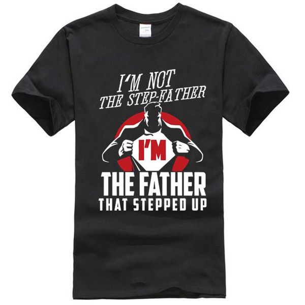 men's t-shirts i'm not the stepfather father that stepped up father's day gift t-shirt, White;black
men's t-shirts i'm not the stepfather father that stepped up father's day gift t-shirt, White;black