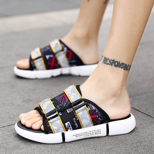 super fire men's flip-flop beach shoes thick-soled korean summer new beach sandals, Black
super fire men's flip-flop beach shoes thick-soled korean summer new beach sandals, Black