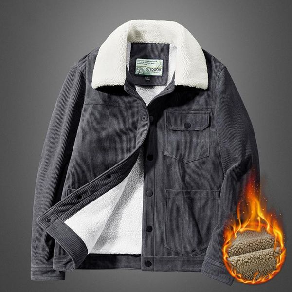 men's jackets style corduroy padded jacket plus velvet thickened multi-pocket loose size cotton, Black;brown
men's jackets style corduroy padded jacket plus velvet thickened multi-pocket loose size cotton, Black;brown