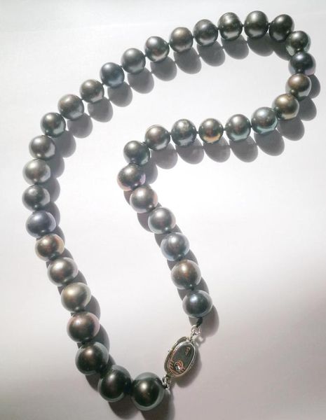 chokers 12mm bright black brown gray real pearl necklace 925 silver clasp natural freshwater women jewelry 17'' 43cm, Golden;silver
chokers 12mm bright black brown gray real pearl necklace 925 silver clasp natural freshwater women jewelry 17'' 43cm, Golden;silver