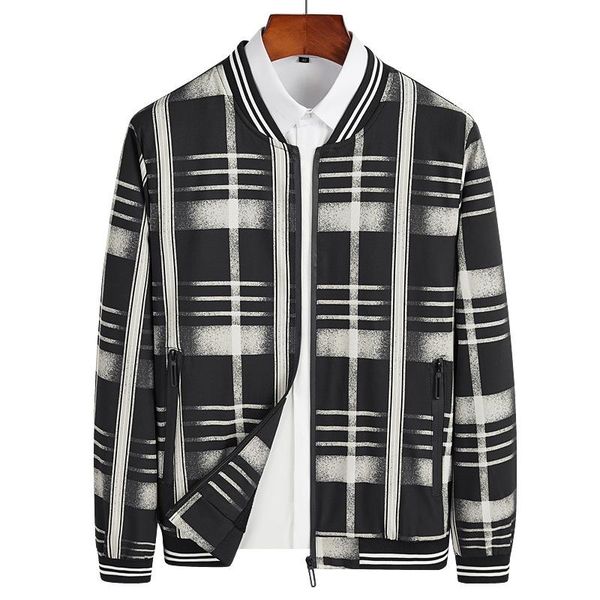 men's jackets men jacket spring autumn middle-aged baseball busines casual splaid outerwear long sleeve zipper windproof coats work clo, Black;brown
men's jackets men jacket spring autumn middle-aged baseball busines casual splaid outerwear long sleeve zipper windproof coats work clo, Black;brown