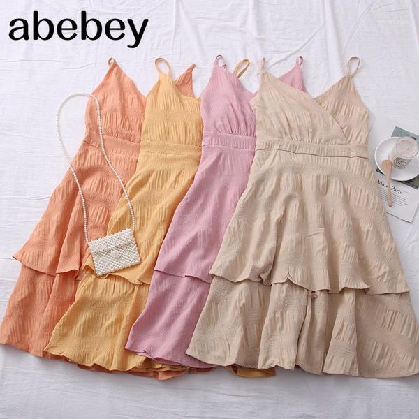 spring summer fashionable all-match solid v-neck dress high waist slim sling medium length cake casual dresses, Black;gray
spring summer fashionable all-match solid v-neck dress high waist slim sling medium length cake casual dresses, Black;gray
