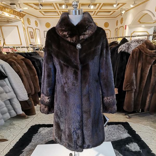 women's fur & faux 2021 winter real mink coat woman fashion high grade casual women, Black
women's fur & faux 2021 winter real mink coat woman fashion high grade casual women, Black