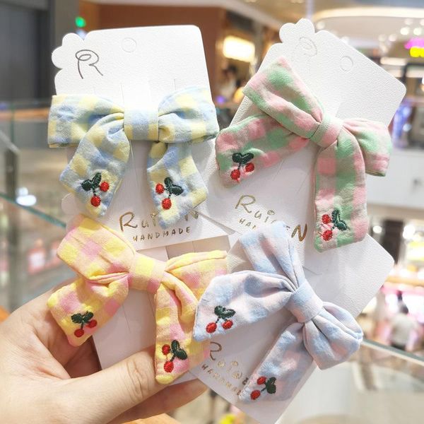 big hair bow ties hair clips plaid embroidery cherry butterfly hairpins girls kids cute sweet bowknot hairpins accessories, Slivery;white
big hair bow ties hair clips plaid embroidery cherry butterfly hairpins girls kids cute sweet bowknot hairpins accessories, Slivery;white
