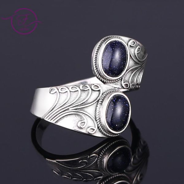 cluster rings design punk hiphop ring with two blue sandstone women 925 sterling silver jewelry party birthday gift, Golden;silver
cluster rings design punk hiphop ring with two blue sandstone women 925 sterling silver jewelry party birthday gift, Golden;silver