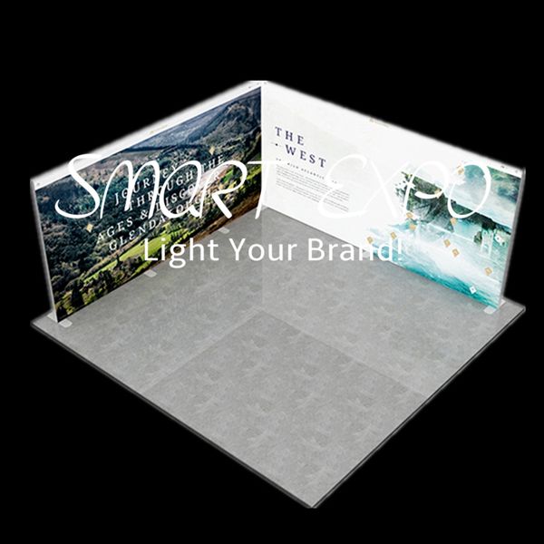 20ft backlit exhibition booth advertising display banner show with frame kits custom print carry bag
20ft backlit exhibition booth advertising display banner show with frame kits custom print carry bag