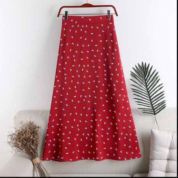 spring summer new womens skirt red white black high waist retro love printed long casual elegant chiffon a line skirt
spring summer new womens skirt red white black high waist retro love printed long casual elegant chiffon a line skirt
