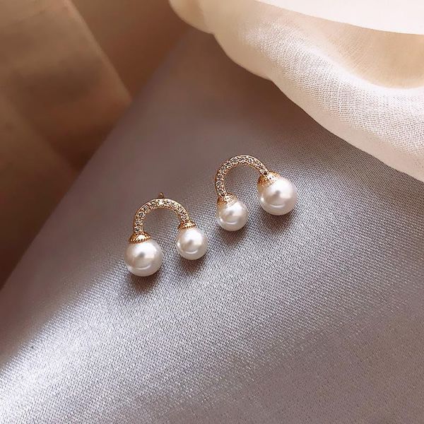 stud silver pin arc micro inlay imitation pearls korea temperament simple small earrings for women fashion jewelry accessories, Golden;silver
stud silver pin arc micro inlay imitation pearls korea temperament simple small earrings for women fashion jewelry accessories, Golden;silver