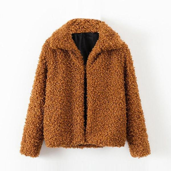women's fur & faux women casual turn down collar long sleeve jacket female solid shaggy cardigan coats fashion winter warm teddy coat, Black
women's fur & faux women casual turn down collar long sleeve jacket female solid shaggy cardigan coats fashion winter warm teddy coat, Black