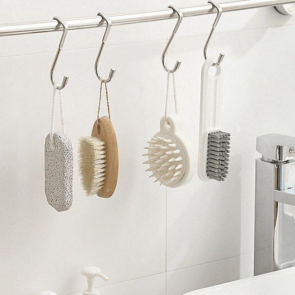 hooks & rails practical s-shaped 304 stainless steel double hangers kitchen cabinet door back household accessories 
hooks & rails practical s-shaped 304 stainless steel double hangers kitchen cabinet door back household accessories