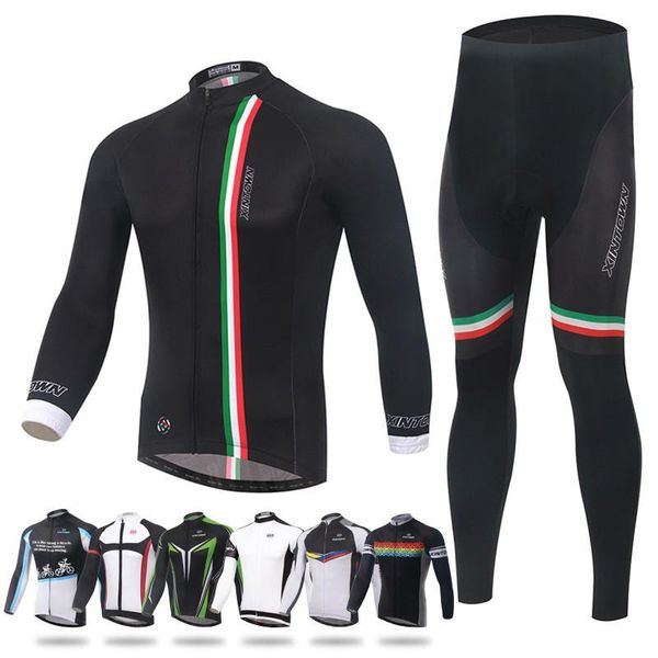 racing sets q970 italian long-sleeved suit cycling suits spring and autumn moisture perspiration quick-drying clothes pants set, Black;blue
racing sets q970 italian long-sleeved suit cycling suits spring and autumn moisture perspiration quick-drying clothes pants set, Black;blue