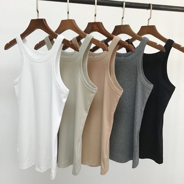 2021 new mulher sem mangas tanque superior senhora magro estiramento o-pescoo colete fino camis casual moda de fundo aick, White
2021 new mulher sem mangas tanque superior senhora magro estiramento o-pescoo colete fino camis casual moda de fundo aick, White