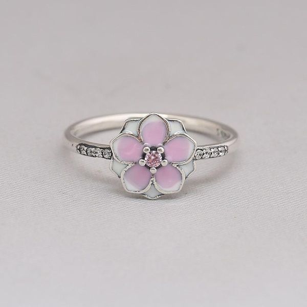 cluster rings 925 sterling silver magnolia bloom pink enamel cz ring compatible with european jewelry, Golden;silver
cluster rings 925 sterling silver magnolia bloom pink enamel cz ring compatible with european jewelry, Golden;silver