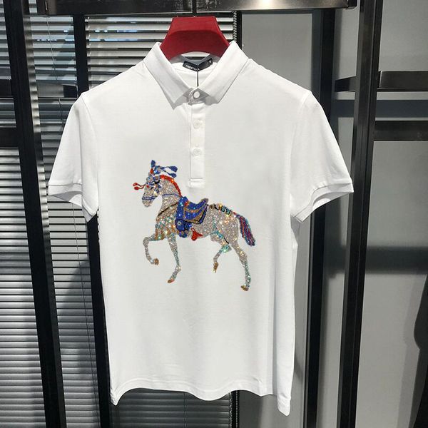 men's t-shirts asian size m-5xl male elasticity polo lapel strass animal standard sleeve short cotton shirt 100% 7exp, White;black
men's t-shirts asian size m-5xl male elasticity polo lapel strass animal standard sleeve short cotton shirt 100% 7exp, White;black
