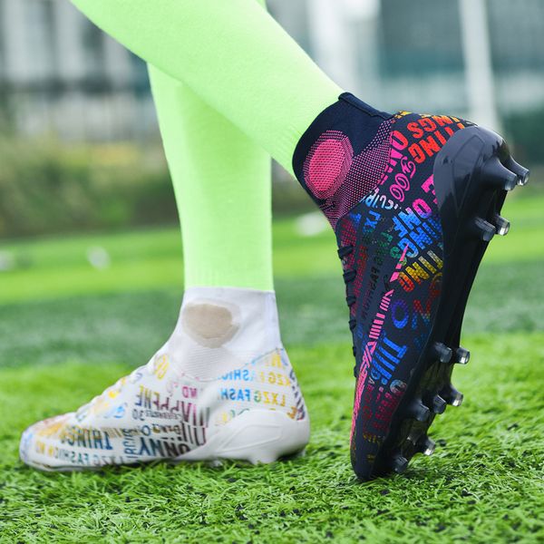 new high ankle soccer shoes men breathable outdoor high-football boots turf soccer cleats kids ag women soft football shoes
new high ankle soccer shoes men breathable outdoor high-football boots turf soccer cleats kids ag women soft football shoes