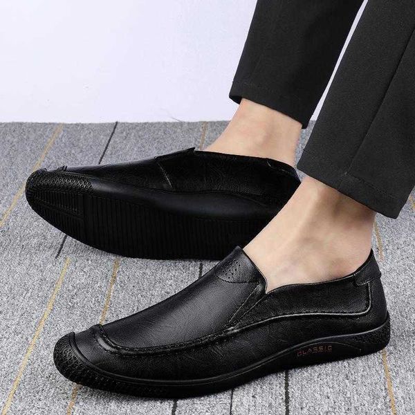 summer 2021 men's leather breathable casual sho korean busins versatile soft bottom pea
summer 2021 men's leather breathable casual sho korean busins versatile soft bottom pea
