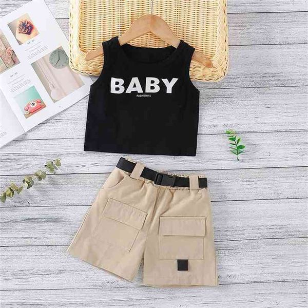 summer kids clothes fashion little girls outfits baby letter printed vest&shorts 2 pieces cute toddler children clothing set 210715, White
summer kids clothes fashion little girls outfits baby letter printed vest&shorts 2 pieces cute toddler children clothing set 210715, White