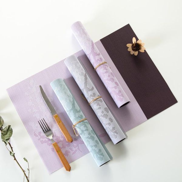 table napkin 2pcs non-slip pvc heat insulation kitchen home living room decoration western placemat
table napkin 2pcs non-slip pvc heat insulation kitchen home living room decoration western placemat