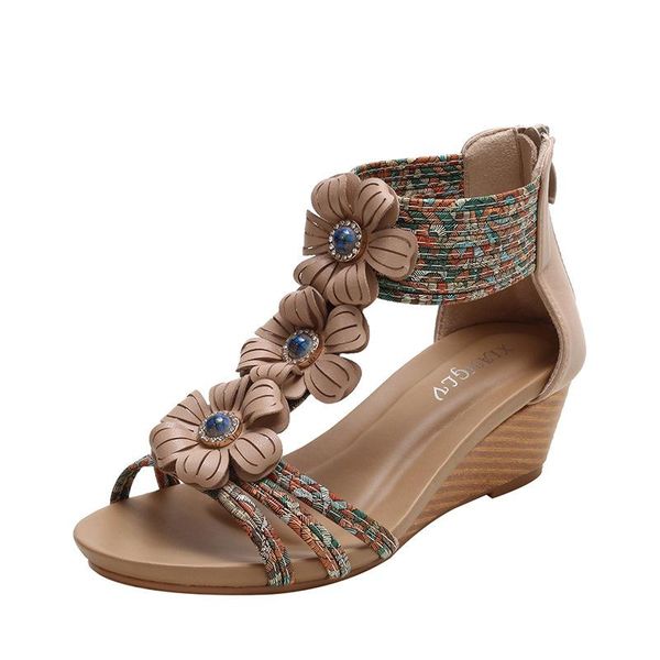 sandals 2021 wedge women summer shoes elegant ladies rome bohemia brand female sandalias heels, Black
sandals 2021 wedge women summer shoes elegant ladies rome bohemia brand female sandalias heels, Black