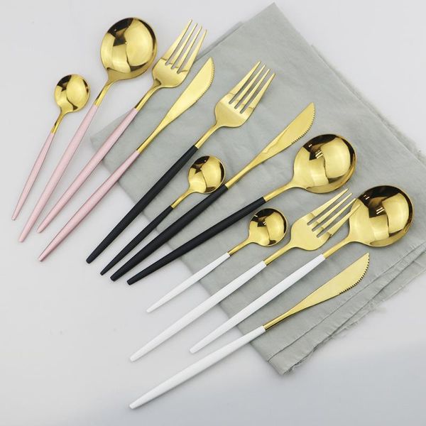 dinnerware sets black gold flatware set 304 stainless steel cutlery knives fork dessert spoon dinner home party tableware silverware
dinnerware sets black gold flatware set 304 stainless steel cutlery knives fork dessert spoon dinner home party tableware silverware
