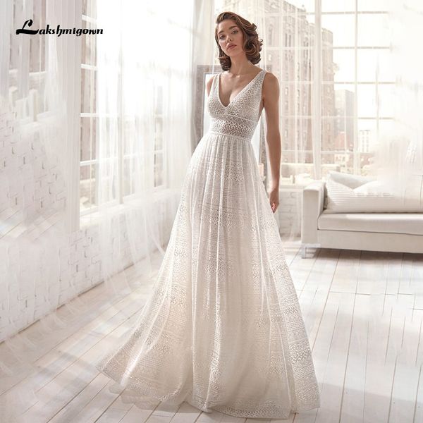 2021 new boho a line es v neck backless full lace soft bridal gown wedding party vestido de novia b25g, White
2021 new boho a line es v neck backless full lace soft bridal gown wedding party vestido de novia b25g, White