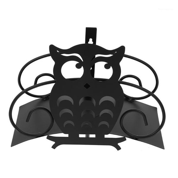 watering equipments 1pc practical water hose holder gardening rack chic pipe organizer black1