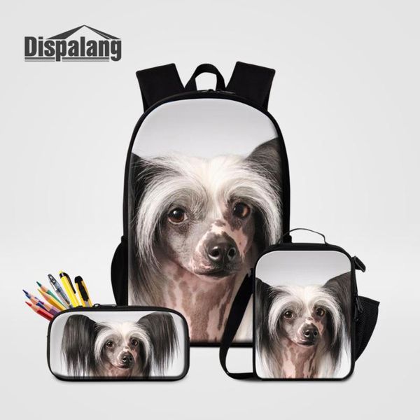 backpack dispalang chinese crested dog pattern school travel bagpack 3pcs/set pet prints kids bookbag cooler bag pencil case
backpack dispalang chinese crested dog pattern school travel bagpack 3pcs/set pet prints kids bookbag cooler bag pencil case
