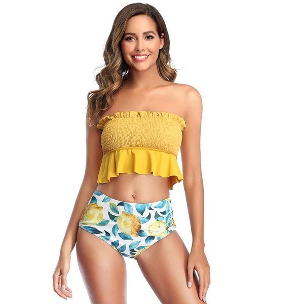 mother daughter swimwear 2pcs ruffles tube high waisted family bathing suit corf
mother daughter swimwear 2pcs ruffles tube high waisted family bathing suit corf
