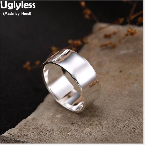 cluster rings uglyless real s 999 fine silver finger ring jewelry simple designer glossy wide opening for lovers bijoux men women, Golden;silver
cluster rings uglyless real s 999 fine silver finger ring jewelry simple designer glossy wide opening for lovers bijoux men women, Golden;silver