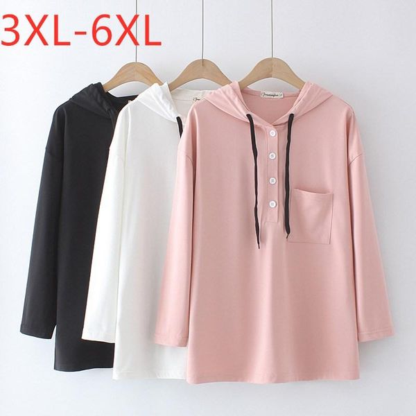 plus size t-shirt 2021 ladies spring autumn hoodie for women large pullover long sleeve loose cotton pink sweatshirt 3xl 4xl 5xl 6xl, Black
plus size t-shirt 2021 ladies spring autumn hoodie for women large pullover long sleeve loose cotton pink sweatshirt 3xl 4xl 5xl 6xl, Black