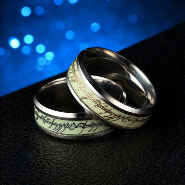 explosive style stainless steel jewelry japan and south korea luminous ring fluorescent ring king titanium steel lord of the rings europe an, Silver
explosive style stainless steel jewelry japan and south korea luminous ring fluorescent ring king titanium steel lord of the rings europe an, Silver