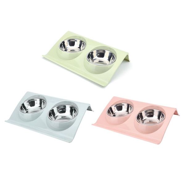 dog bowls & feeders s size double bowl puppy cats pet feeding station stainless steel water feeder solution for dogs cat
dog bowls & feeders s size double bowl puppy cats pet feeding station stainless steel water feeder solution for dogs cat