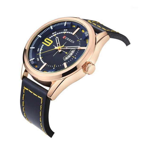 wristwatches gift style trend men's watch calendar leather belt waterproof business quartz, Slivery;brown
wristwatches gift style trend men's watch calendar leather belt waterproof business quartz, Slivery;brown