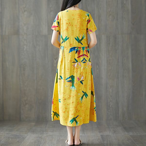 2021 new for retro spring summer women long cotton linen casual print floral es loose vintage vestidos kj1097 r5u9, Black;gray
2021 new for retro spring summer women long cotton linen casual print floral es loose vintage vestidos kj1097 r5u9, Black;gray