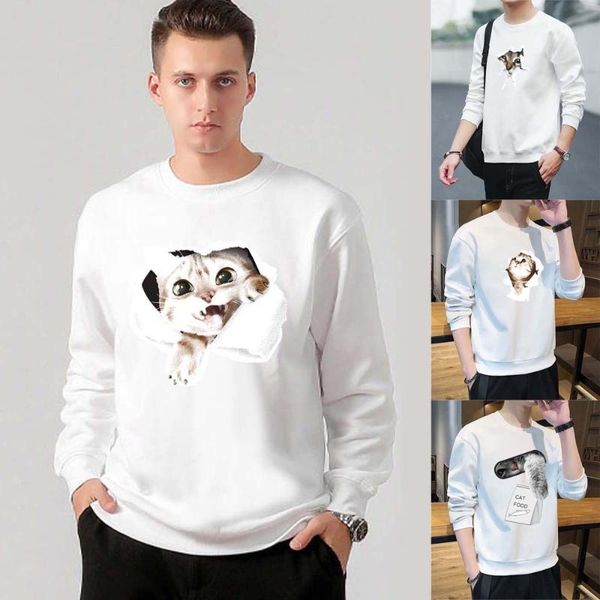 men's hoodies & sweatshirts pullovers sweatshirt long sleeve harajuku round neck hoodie mens cat print pullover clothes fashion casual, Black
men's hoodies & sweatshirts pullovers sweatshirt long sleeve harajuku round neck hoodie mens cat print pullover clothes fashion casual, Black